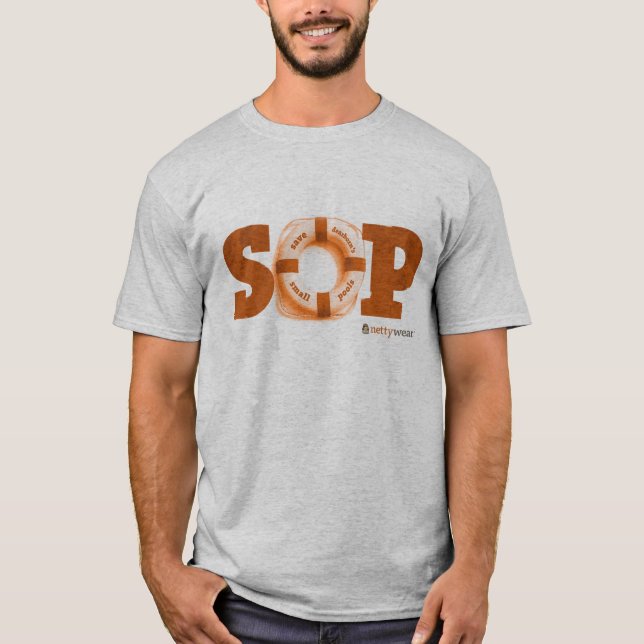 SOP Save Our Dearborn Pools Special Edition Orange T-Shirt (Front)