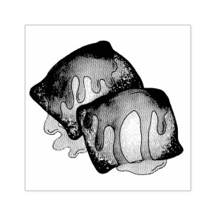 Sopaipilla Sopapilla Cachanga Sopaipa Fried Pastry Rubber Stamp