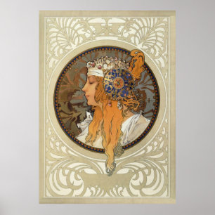 Sophia by Alphonse Mucha Poster