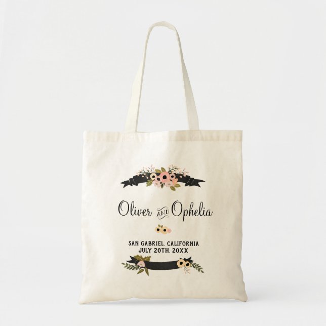 Sophia Collection Wedding Tote Bag (Front)
