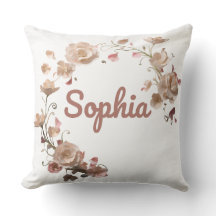 Sophia floral pillow