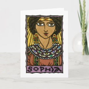 Sophia Greeting Card