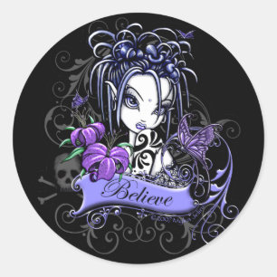"Sophia Lilly" Believe Fairy Art Stickers