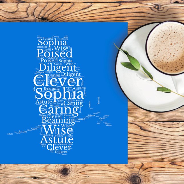 Sophia Name Cloud Customisable Poster (Creator Uploaded)