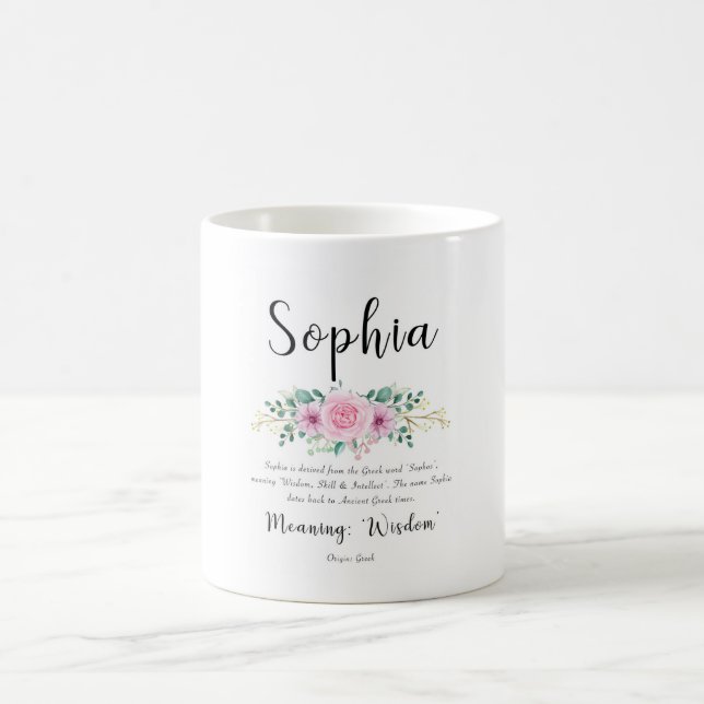 Sophia Name Meaning Mug (Center)