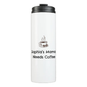 Sophia’s Mum Custom Name Parent Gift Thermal Tumbler