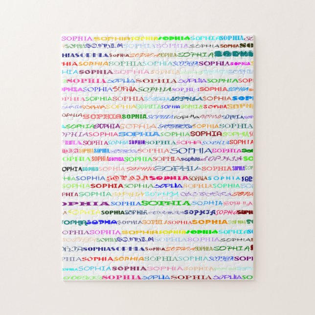 Sophia Text Design II Puzzle (Vertical)