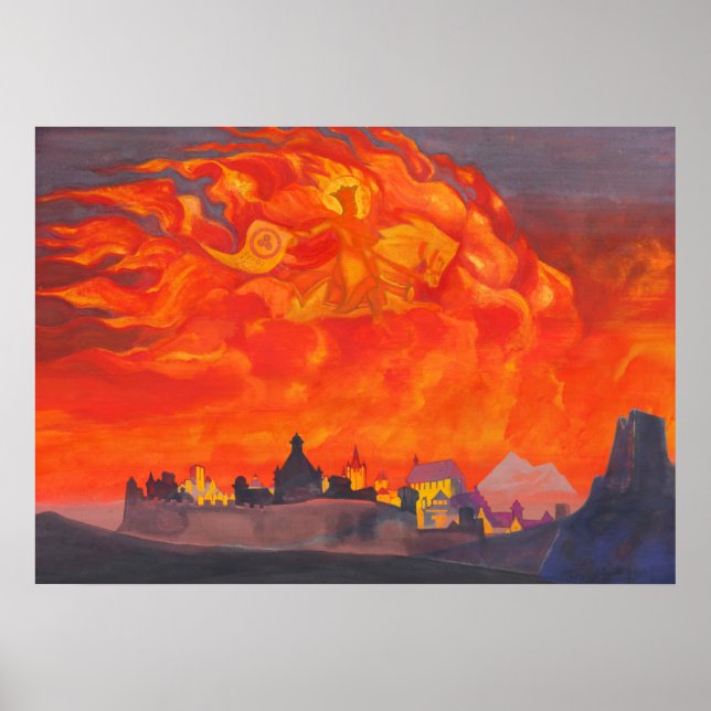 Sophia, the Wisdom of the Almighty by Roerich Poster (Front)