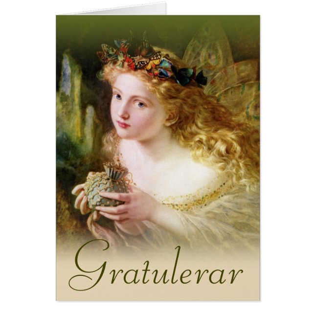 Sophie Anderson Fedrottning CC0484 Födelsedagskort (Front)