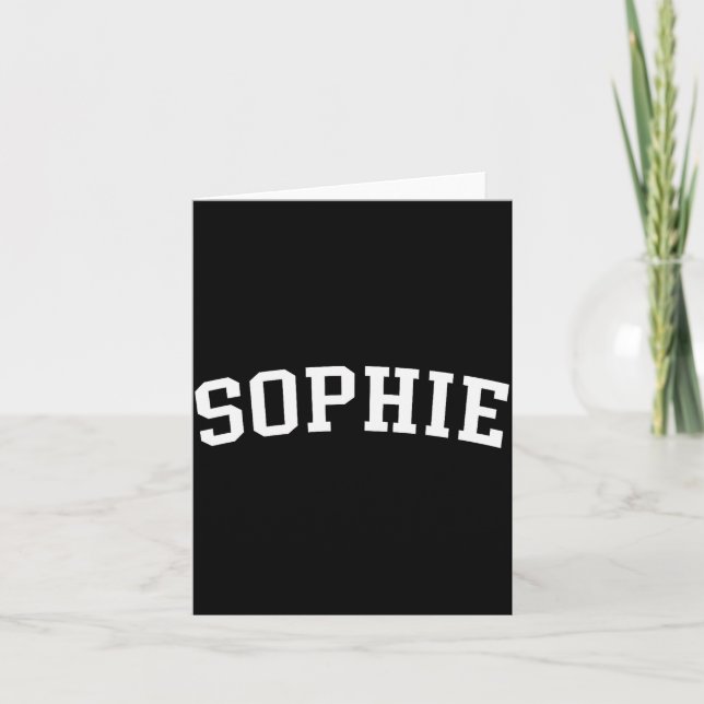 Sophie  card (Front)