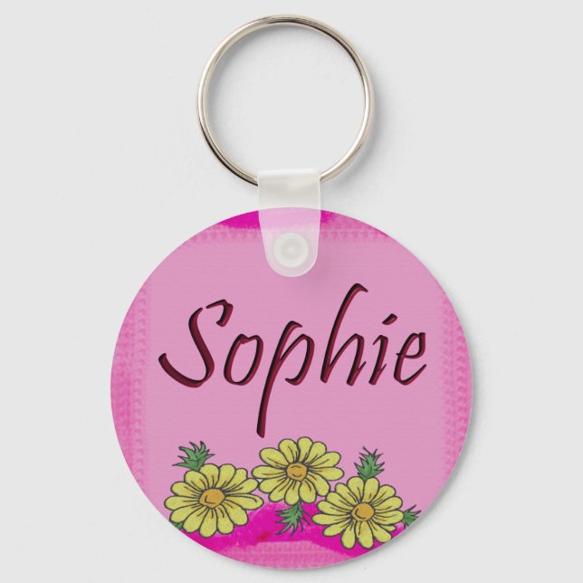 Sophie Daisy Key Ring (Front)