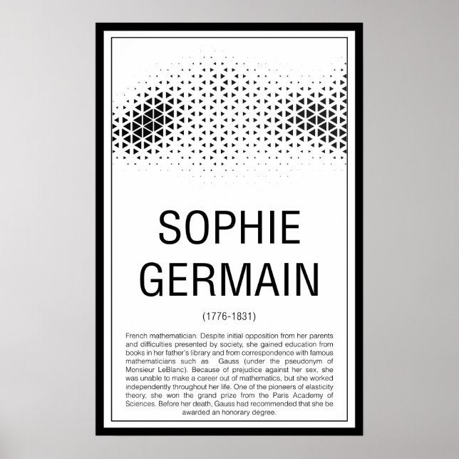 Sophie Germain Poster (Front)