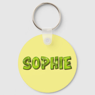 Sophie Name Kiwi Design Schlüsselanhänger Key Ring