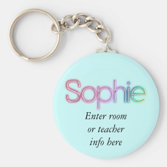 Sophie Name tag Key Chain | Zazzle.com.au