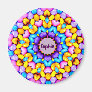 SOPHIE ~ Personalized Easter Pattern Fractal ~ Magnet