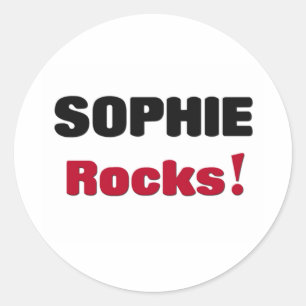 Sophie Rocks Classic Round Sticker