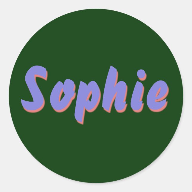 Sophie Stickers (Front)