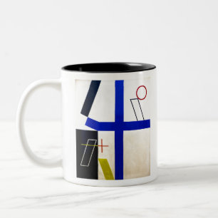 Sophie Taeuber Arp Broken Cross Two-Tone Coffee Mug