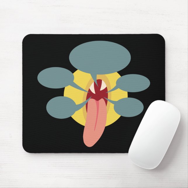 sophist troll mouse pad (With Mouse)