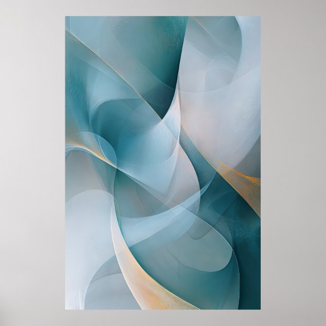 Sophisticated Abstract Art Poster (Front)