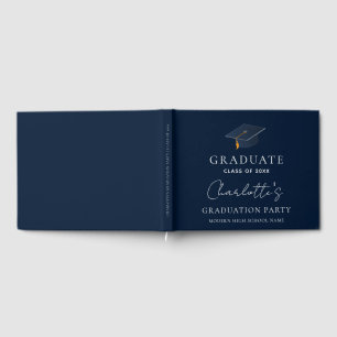 Sophisticated Academic 2026 Graduation Party Guest Book