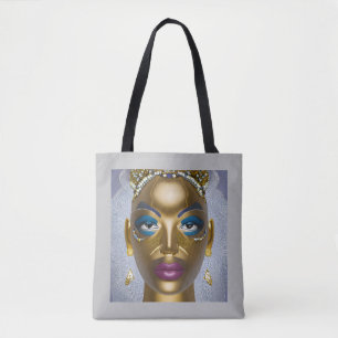 Sophisticated African Beauty: Black History Month  Tote Bag