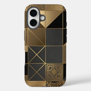 Sophisticated Art Deco Geometric Tile Phone Case