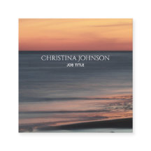 Sophisticated Beach Sunset Custom