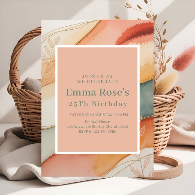 Sophisticated Birthday Party Invitation (Creator Uploaded)