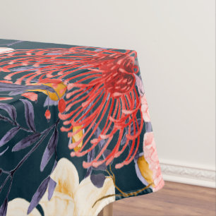 Sophisticated Boho Floral Party Tablecloth