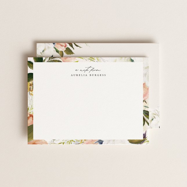 Sophisticated Botanical Floral Frame Card (Creator Uploaded)