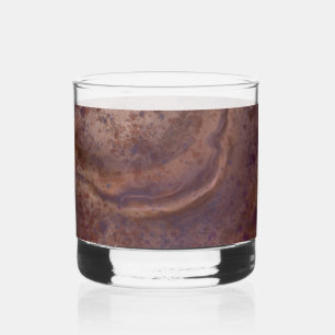 Sophisticated Brown Marble Glass