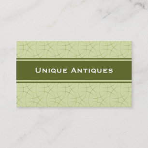 Sophisticated Business Card, Olive Green Card
