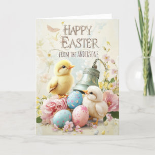 sophisticated card eggs chicken folded card