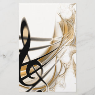 Sophisticated classic music sheet design accessory stationery