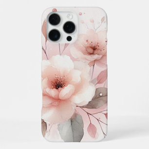 Sophisticated Classy Delicate Watercolor Flowers iPhone 16 Pro Max Case