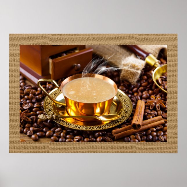 Sophisticated Coffee Art for Home / Business Decor (Front)