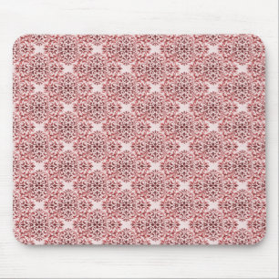 Sophisticated Damask Mousepad, Red Mouse Pad