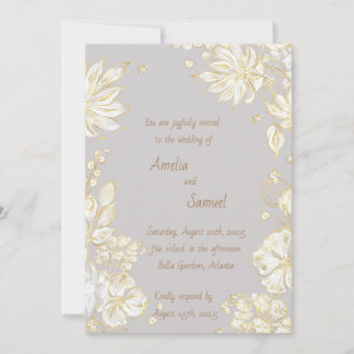 Sophisticated design invitation