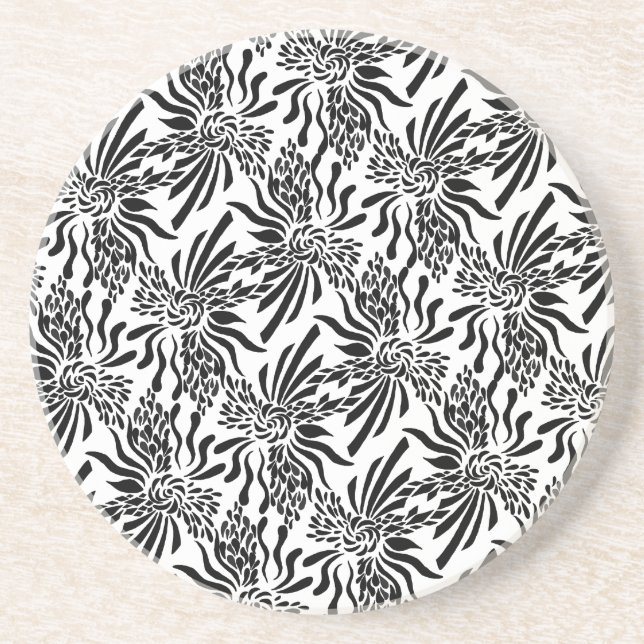 Sophisticated Fleur Coaster (Front)