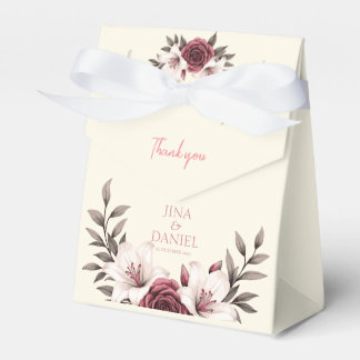 Sophisticated Floral Micro-Wedding Suite  Favour Box