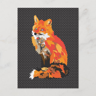Sophisticated Fox Postcard