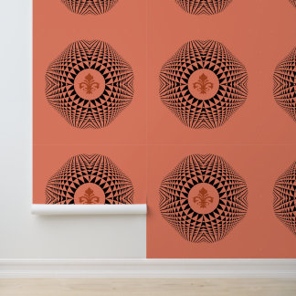 Sophisticated geometric pattern wallpaper