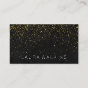 Sophisticated Gold Dust Business Card