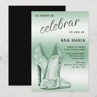 Sophisticated Green Spanish Feminine Birthday