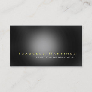 Sophisticated Grey Stylish Modern Professional Business Card