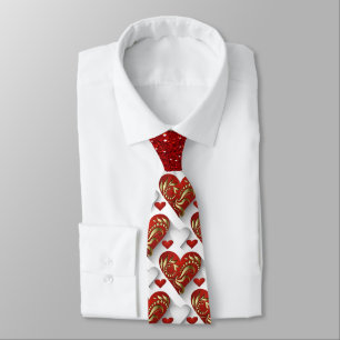 Sophisticated Hearts Tie One On Tie