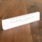 Sophisticated in White & Gold | Desk Name Plate