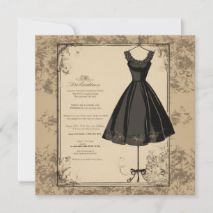 Sophisticated LBD Card: Perfect for Any Message Invitation