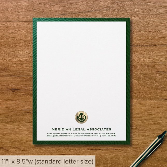 Sophisticated Legal Letterhead (Creator Uploaded)